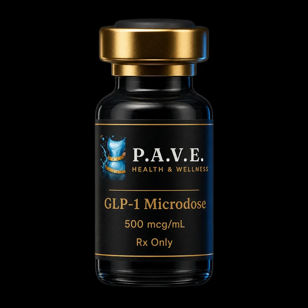 PAVE Health & Wellness GLP-1 microdose vial — 1 mg/mL
